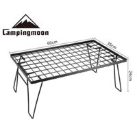 Kệ để đồ dã ngoại xếp gọn dành cho đi phượt du lịch cắm trại camping chất liệu thép không rỉ Campingmoon T-230