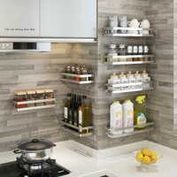 Kệ Để Đồ Dán Tường Inox Đa Năng, Kệ Gia Vị Inox Treo Tường, Kệ Nhà Tắm Inox Để Đồ Thông Minh MKS059