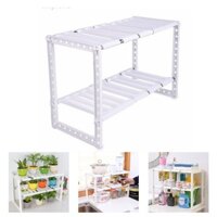 Kệ Để Đồ Gầm Trạn Nhà Bếp 2 Tầng Tiện Lợi, Tiết Kiệm Không Gian Bếp