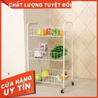 Kệ để đồ nhà bếp 3 tầng có bánh xe,kệ 4 tầng để đồ nhà bếp đa năng