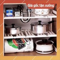 Kệ để đồ nhà bếp , Kệ gầm bếp 2 tầng đa năng tiện dụng tiết kiệm không gian nhà bếp
