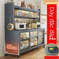Kệ Để Đồ Nhà Bếp, Tủ Đựng Đồ Bằng Sắt Nghệ Thuật Nhiều Tầng, Tủ Đựng Đồ Đa Năng, Bát Đĩa, Nồi, Tủ Đựng Đồ