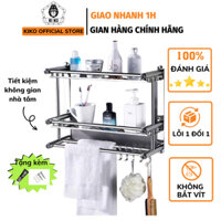 Kệ Để Đồ Nhà Tắm Kiko Giá Treo Khăn Inox Dán Tường Chống Nước