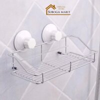 KỆ ĐỂ ĐỒ NHÀ TẮM, NHÀ BẾP HÍT TƯỜNG, KỆ INOX 1 TẦNG HÚT CHÂN KHÔNG SQ-1928/ SQ-1930