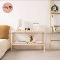 KỆ ĐỂ ĐỒ PHÒNG NGỦ- - GỖ THÔNG NHẬP KHẨU- 2 tầng dài 80cm - Hàng nhập khẩu