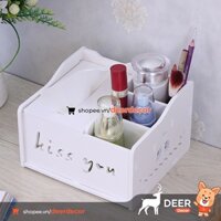 Kệ Để Đồ Trang Điểm Có Ngăn Để Giấy Tiện Lợi - DEER DECOR