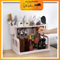 Kệ Để Gia Vị Đa Năng Chữ H Nhựa Việt Nhật - Kệ Lắp Ráp Cứng Cáp Chắc Chắn - Mẫu Mới Cực Xinh