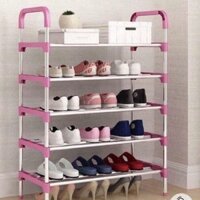🍀KỆ ĐỂ GIÀY DÉP 5 TẦNG KHUNG INOX