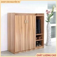 Kệ Để Giày Dép Bằng Gỗ Hai Ngăn, Kệ Giày Dép 5 Tầng - Tủ Để Giày Thông Minh Nhiều Ngăn Chắc Chắn, Tiện Dụng