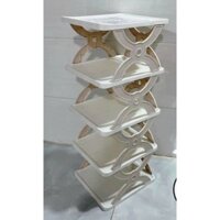 Kệ để giầy dép chữ X 5 Tầng nhựa Việt Nhật