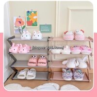 Kệ để giày dép thông minh màu pastel 4 tầng chữ Z - Kệ đựng đồ đa năng, decor phòng, để sách báo, túi xách Vani.Home