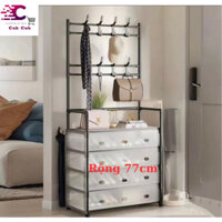 Kệ để giày, Kệ đựng giày dép 5 tầng, có lớp nhựa PP lót chống bụi