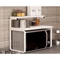 Kệ đế lò vi sóng lò nướng 2 tầng đa năng : dài 56 x cao 47 x rộng 30cm, khung sắt họp 19mm, ván MFC.