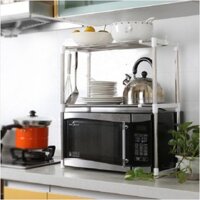 Kệ Để Lò Vi Sóng/Lò Nướng 2 Tầng Inox Đa Năng