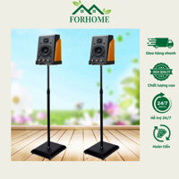 Kệ để loa E305 kim loại 29x24x(70x120) mặt 20x38cm tăng giảm chiều cao dễ dàng - Chân loa kim loại