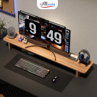 Kệ để màn hình máy tính bằng gỗ MDF, Kệ kê màn hình máy tính đa năng thương hiệu Monoka - GA28