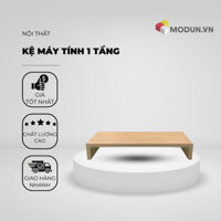 Kệ để màn hình máy tính, laptop cho bàn làm việc đa năng 1 tầng bằng mdf dày 17mm mt003