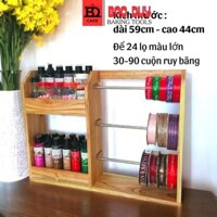 Kệ để màu thực phẩm và ruy băng