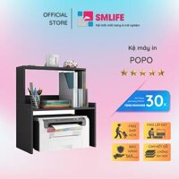 Kệ để máy in gỗ hiện đại SMLIFE Popo  Gỗ MDF dày 17mm chống ẩm  D50xR25xC53cm