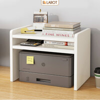 Kệ để máy in tại văn phòng sắp xếp gọn gàng bàn làm việc decor phòng thương hiệu Larot - LP193