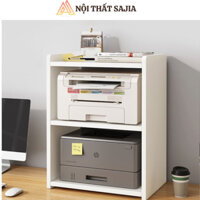 Kệ để máy in văn phòng cao cấp chia tầng màu trắng thương hiệu SAJIA- A193