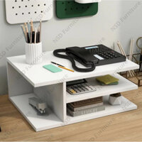 Kệ để máy tính kệ gỗ để bàn kệ để máy in máy scan máy tính PC laptop kệ văn phòng gỗ MDF cao cấp dễ dàng lắp ráp MS11