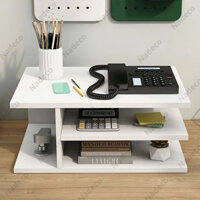 Kệ để máy tính kệ gỗ để bàn kệ để máy in máy scan máy tính PC laptop kệ văn phòng gỗ MDF cao cấp dễ dàng lắp ráp MS11