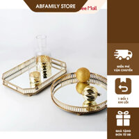 Kệ Để Mỹ Phẩm Decor Sang Trọng| Khay Úp Cốc Chén Ấm Trà Phòng khách