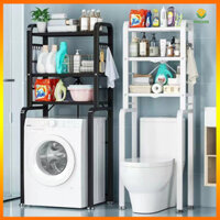 Kệ Để Nhà Vệ Sinh Máy Giặt Gấp Gọn Cao Cấp 3 Tầng Đa Năng, Kệ Để Trên Toilet