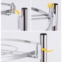 Kệ Để Nồi Chảo Inox SUS 304 Cao Cấp Giá Để Đồ Nhà Bếp Nhiều Tầng Thông Minh