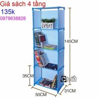 Kệ để sách 5 tầng 4 ngăn