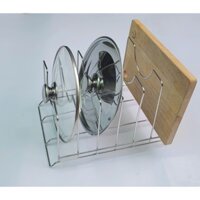 Kệ để thớt và nắp nồi di động Inox 304 cao cấp- TRIEULORD -tiết kiệm không gian bếp của bạn