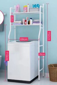 Kệ để vật dụng trên máy giặt 2 tầng 152x68cm