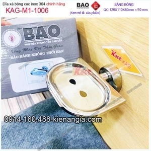 Kệ để xà phòng BAO M1-1006 (INOX 304)