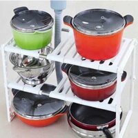 KỆ ĐỂ XOONG NỒI GẦM BỒN RỬA [Rẻ Vô Địch]