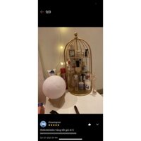 kệ decor trang trí mỹ phẩm lồng chim 3t khuyết Dc200 loại 1