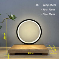 Kệ Đèn Led Hào Quang Tượng Phật Phong Thủy Hình Tròn