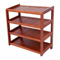 Kệ Dép 4 Tầng Gỗ Cao Su  63 x 30 x 68 cm - Cánh Gián