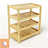 Kệ dép gỗ 4 tầng