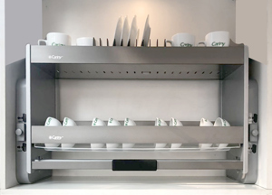 Kệ di động bát đĩa ly cốc gia vị đa năng Cariny Mobiado KD24CG-800