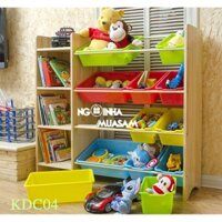 Kệ Đồ Chơi, kệ sách, kệ trang trí KDC04 - 102x108.5x30 cm