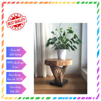 Kệ đỡ, đôn, ghế ngồi GỖ LŨA, kiệt tác nghệ thuật PK036 - Phong cách hoài cổ, mộc mạc, kiểu dáng đa dạng - BH gỗ trọn đời