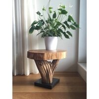 Kệ đỡ, đôn, ghế ngồi GỖ LŨA, kiệt tác nghệ thuật PK036 - Phong cách hoài cổ, mộc mạc, kiểu dáng đa dạng - BH gỗ trọn đời