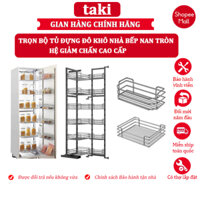 Kệ Đồ Khô, Tủ Đồ Khô Nhà Bếp 12 Ngăn 6 Tầng NAN DẸT Hiệu CELANO INOX304 - Bảo Hành Vĩnh Viễn - Có Thợ Lắp