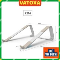 Kệ Đỡ Laptop Nhôm 14 inch, 15.6 inch, 17 inch Tản Nhiệt Macbook Air 13 inch, 12 inch hình chữ L để bàn đa năng