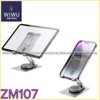 Kệ đỡ WIWU Stand Rotation ZM107 cho Tablet Pro 12.9 inch,Máy tính bảng ,điện thoại .Hợp kim nhôm xoay 360 độ gập nhỏ gọn
