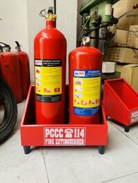 Kệ Đôi Bằng Tôn Thiếc Đựng 2 Bình Chữa Cháy