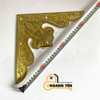 Ke đồng góc vuông trang trí cửa gỗ 5x25cm, Ke góc cửa gỗ bằng đồng, ke dơi, nẹp cửa cổng trang trí lắp cùng chùy đồng