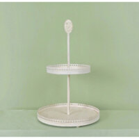 Kệ đựng bánh cupcake, bánh tiệc teabreak 2 tầng