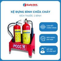 Kệ Đựng Bình Chữa Cháy Bằng Tôn Thép Cứu Hỏa Chất Liệu Tôn Sơn Tĩnh Điện – Kệ Đôi